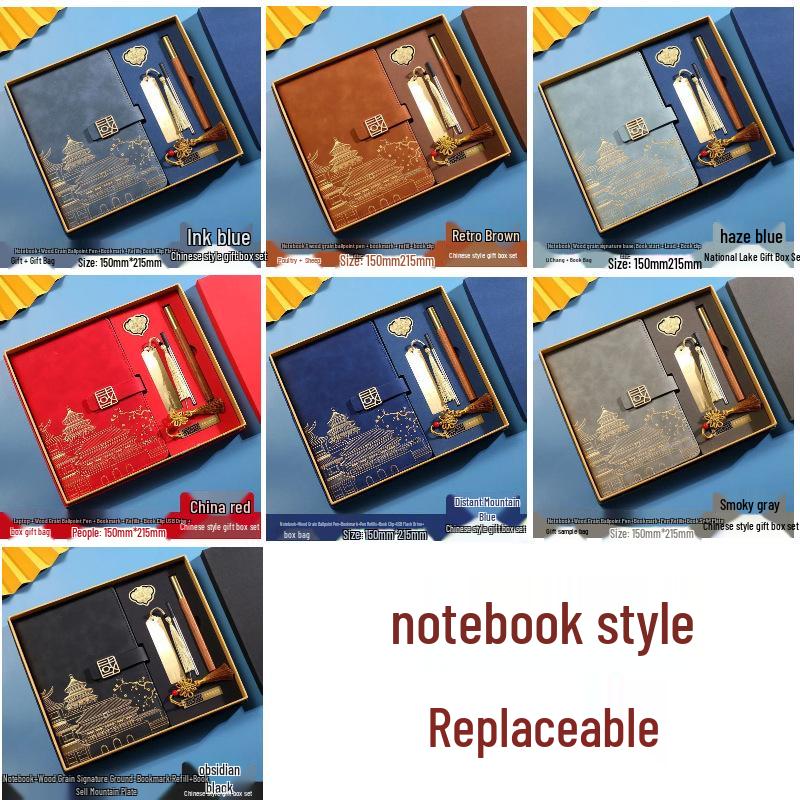 Customizable Notebooks and Notepads: A5 and B5 Stationery Sets with Printable Logo and Inner Page Options