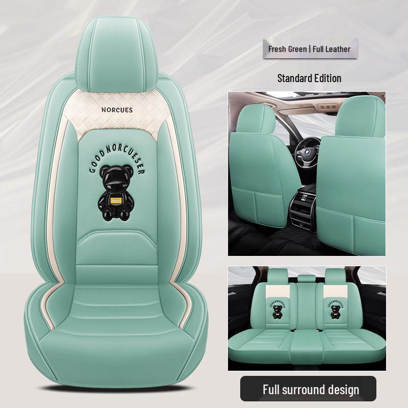 Ouzhi Goddess Cartoon Car Seat Cushion Cover - Universal Fit for All Seasons