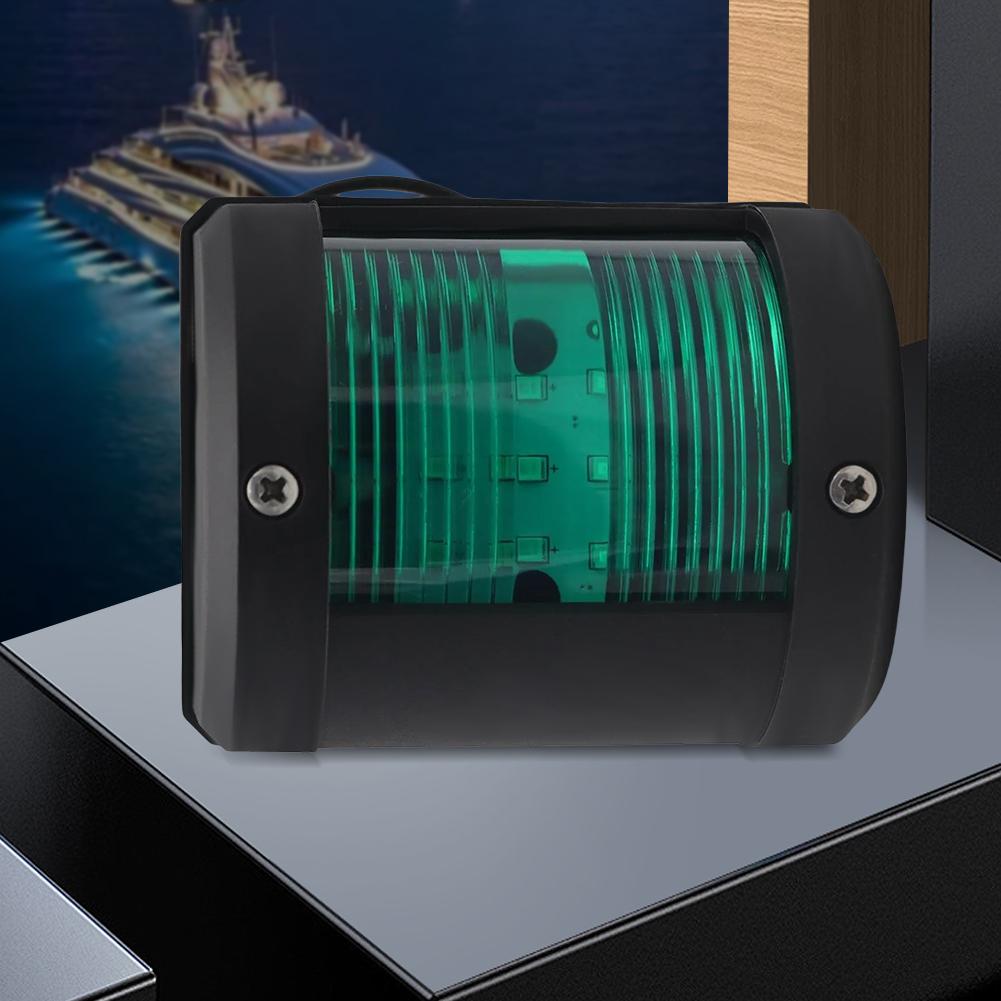 12V24VLED Marine Navigation Signal Lights Dust Proof Sailing Lamp Marine Port Side Lights for Pontoon Yacht Sailboat Speedboat