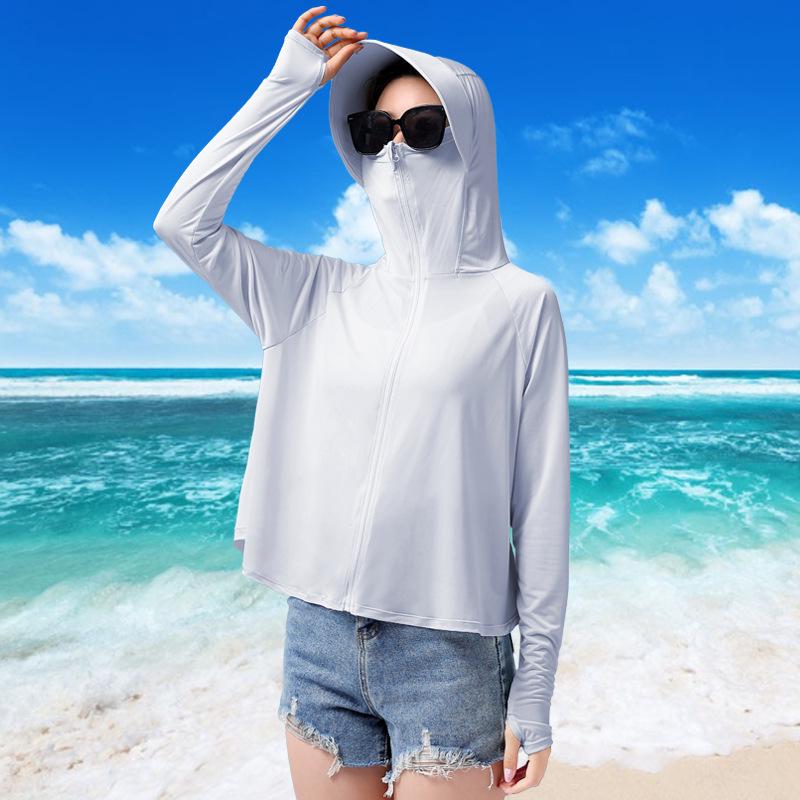 Women's Spring/Summer UV Protection Long Sleeve Lightweight Loose Outerwear