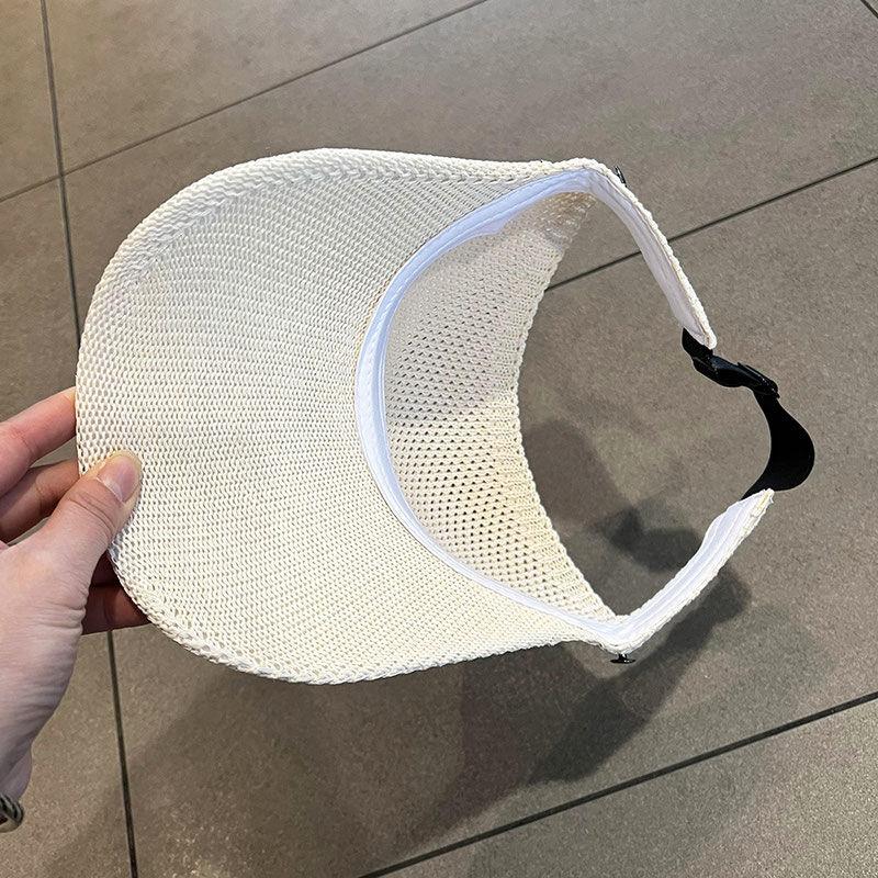 Women's Duck Tongue Hat Summer Sun Protection No Top Baseball Cap Versatile Empty Top Hat