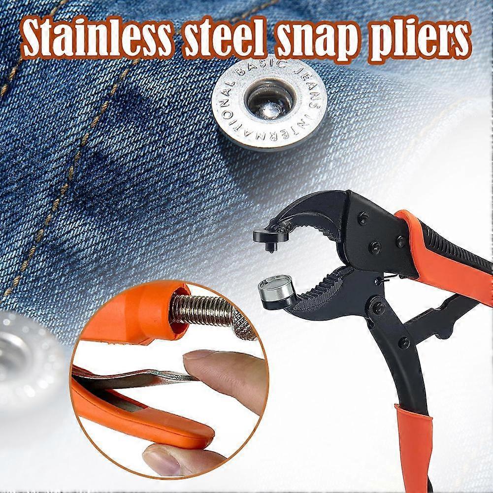 20 Sets Snap Fastener Tool Kit Heavy Duty Snap Button Tool Kit