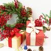 Wholesale Artificial Christmas Red Berries Branches 30heads Plastic Fake Berry Holly Branch Plants Flowers Party Home Decoration