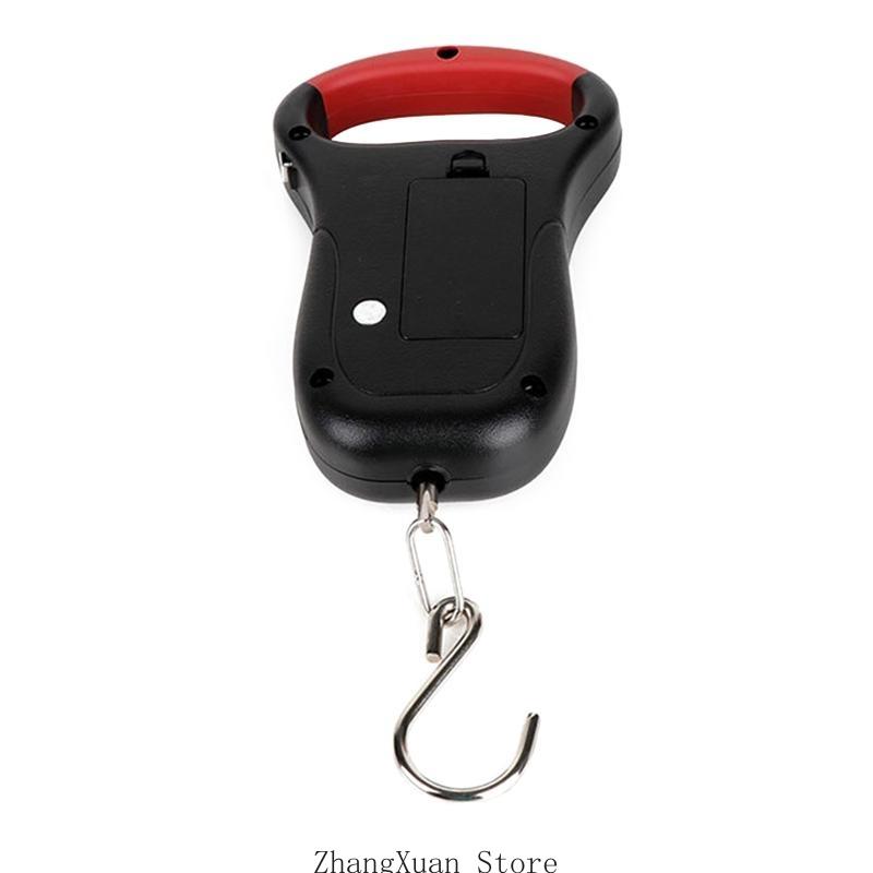 

Portable Luggage Scale 110 Lbs High Travel Digital Hanging Scales 50kg with Hook for Household ABS Material 3XUF CN