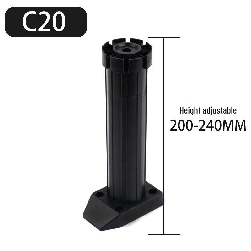 ABS Adjustable Leveling Cabinet Feet - Thickened Plastic Legs for Kitchen and Cupboard Support