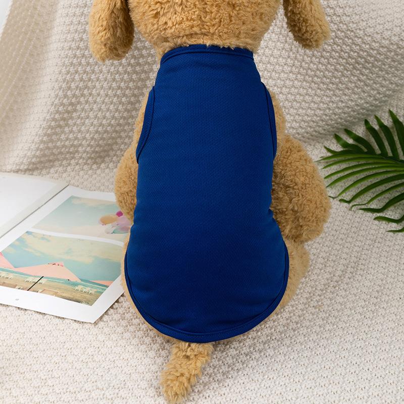 Small Floral Pets T-shirt Dogs Vest Cats Skirt Small Dog Clothing Dog Clothes Spring Summer Thin Dog Vest Breathable Pet T-shirt