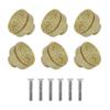 Pack Of 12 Rattan Wood Drawer Pulls Furniture Knobs Country  Cabinet Handles Enhances Furniture Aesthetics for Cabinets