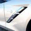 Side Fender Air Vent Cover Trim Shark Gills Side Vent Sticker For  Corvette C7 2014-