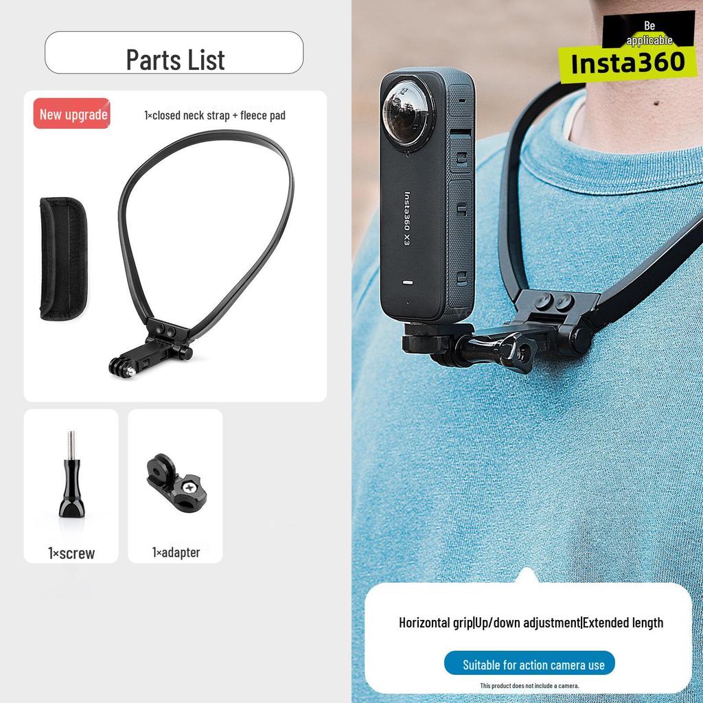 Vamson Chest-Mounted Phone Holder for First-Person View Live Streaming and Outdoor Activities