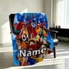Custom Name Personalized One Piece Print Blanket, Home Decor, Bedroom, Sofa, Camping, Couch, Gifts for Birthday Christmas