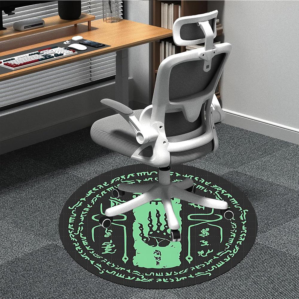 Legend of Zelda Office Round Area Rug, Indoor Mat Suitable For Office,Bedroom Living Room Home Decor, Room Deco a0908135
