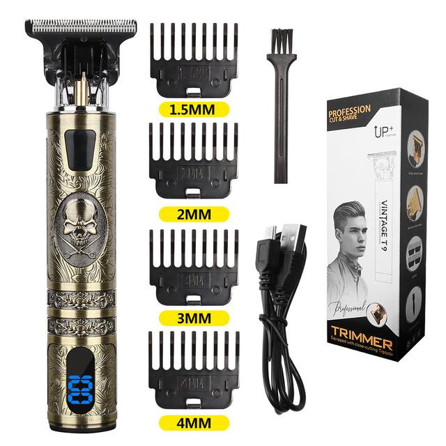2021 USB T9 Hair Clipper Professional Electric Hair Trimmer Barber Shaver Trimmer Beard Men Hair Cutting Machine for Men
