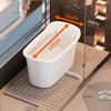 Comfortable One-piece Bathtubs for Adults Large Capacity Plastic Full-body Bathtub Modern Household Portable Bathtubs for Toilet