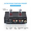 Fosi Audio BOX X4 Phono Preamplifier Headphone Amplifier with 6J1 Vacuum Preamplifier for MM Turntables and Preamplifier for Record with and Treble