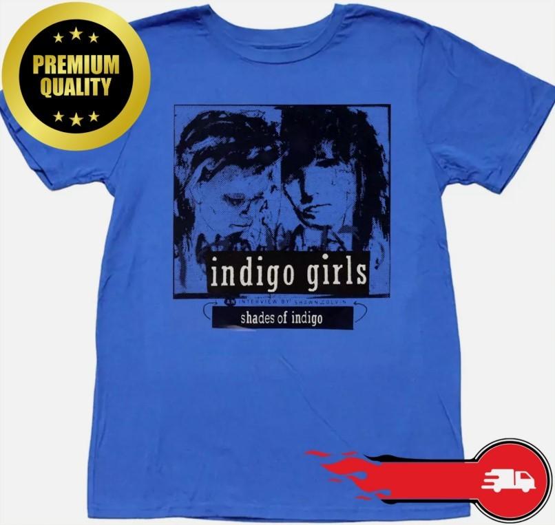 Indigo Girls Shades Of Indigo 1990 T-shirt Unisex T-Shirt XXXL