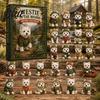 Surprise Mystery Gifts Ornament Set Calendar 24-Day Christmas Advent 2026 Dog Acrylic 2D Educational Holiday