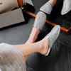 Letní dámské boty Moderní pantofle Kamínky Nýty Ležérní nazouváky Síťované slip-on mokasíny