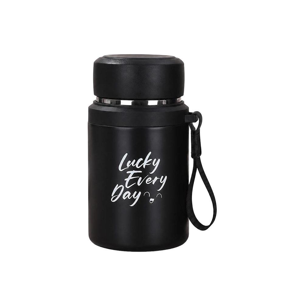 800/1000ml Vacuum Insulated Bottle Built-In Tea Infuser Stainless Steel Flask Outdoor Use