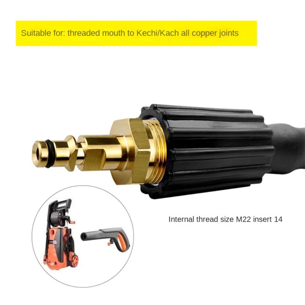 Vollkupfer Außenleiter Hochdruckreiniger Anschlussadapter Kupplungskopf