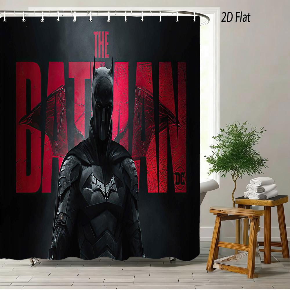 Heath Ledger Joker Dc Universe Money Waterproof Shower Curtain - Bathroom Decor For Fans W60H190(CM)-1 Pcs