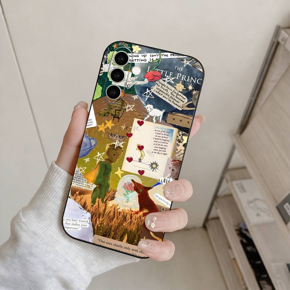 The Little Prince Phone Case For Samsung Galaxy A73,A72,A71,A70,A53,A52,A51,Others Soft Black Cover