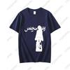 Short Sleeve Top Harajuku Cartoon Graphic Print Casual Hip Hop Unisex Clothes Y2K Cotton Tshirt High Street Loose ONeck Fashion