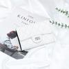 Cartera corta de cuero de lujo ligero para mujer, nueva de 2025, plegable de tres pliegues, billetera corta de piel de vaca caviar, espacio para múltiples tarjetas