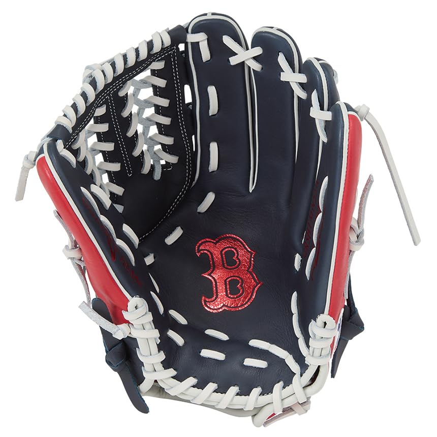 Rawlings Baseball HYPER TECH MLB TEAM Red for Throwers Glove, Softball, GR5HTMN55W, All-Fielder, Sox, 11.75 inches, Right-Handed