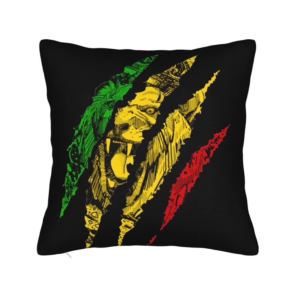 Flag of Reggae of Jamaica Pillowcase Polyester Cushion Cover Decorative Rasta  Pillow Case Cover Home Wholesale 40X40cm