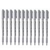 12Pcs Marking Pen Permanent Marker Greeting Cards Album Scrapbook   Writing Drawing (Golden)
