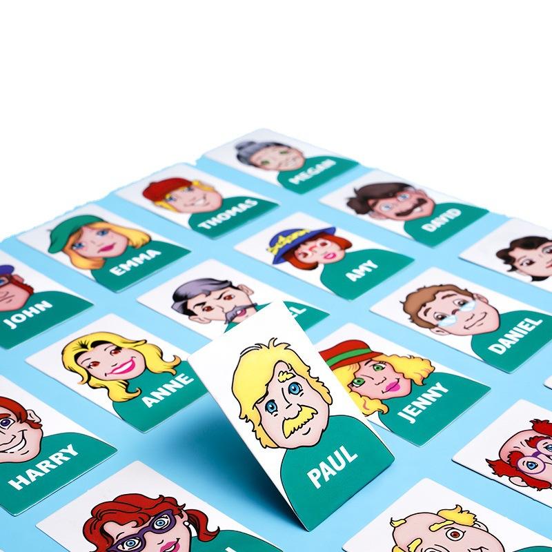 Guess Who Is The Table Game, Children's Puzzle Toys, Parent-child Interactive Thinking Logic Training Toys, Two-person Battle Cards