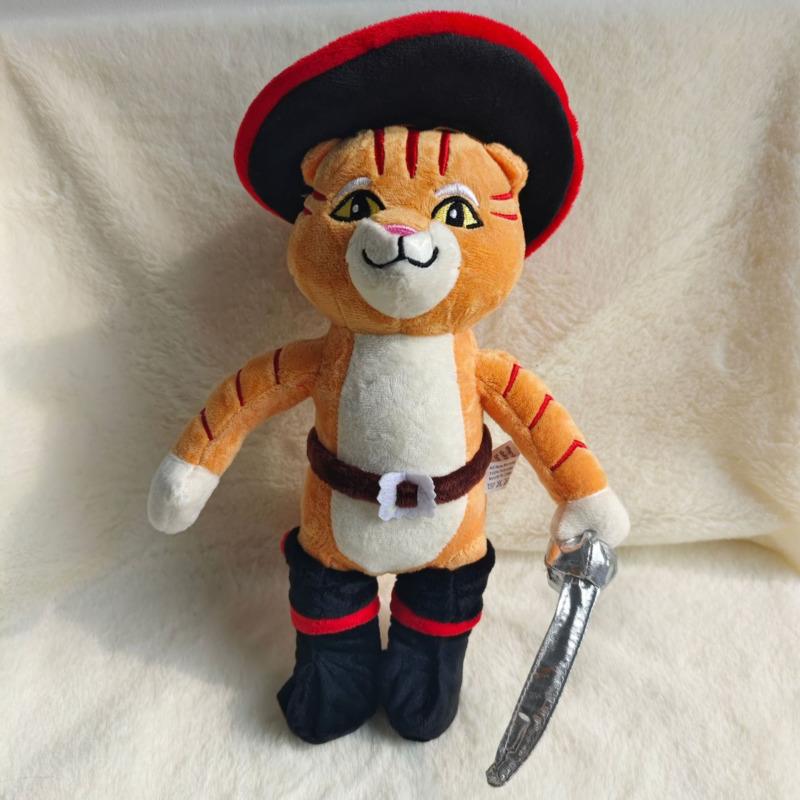 Nieuw Anime Puss In Boots Pluche Kawaii Chihuahua Perrito Pluche Poppen Speelgoed Met Laarsjes Kat Knuffelhond Voor Kind Verjaardagscadeaus