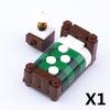 DIY City Decoration Home Building Block Accessories Bed TV Sofa Refrigerator Dining Table Sweeper Phone Brick Gift Toy Kids J078
