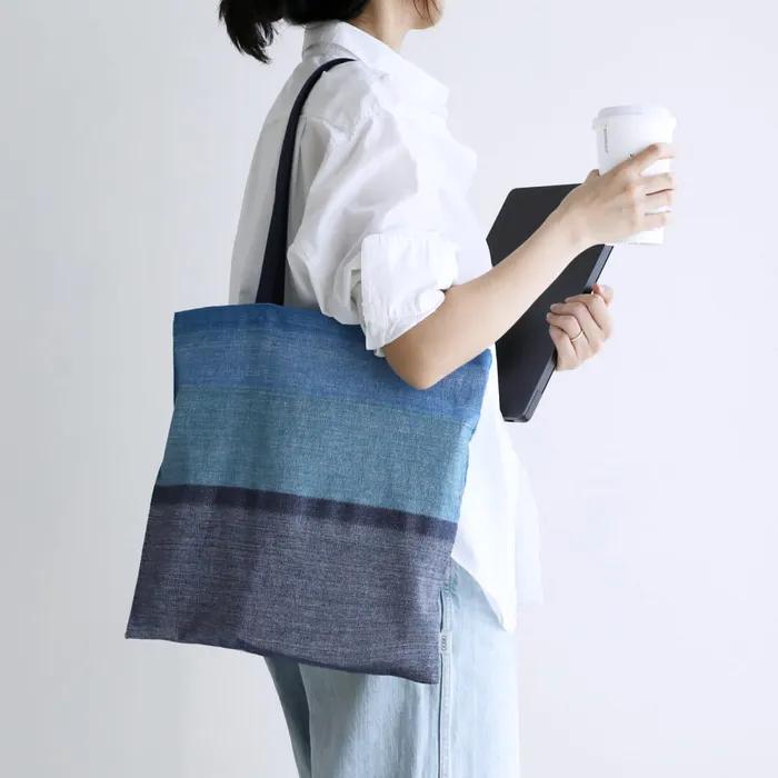 Eco bag, organic cotton, Ocean Tide