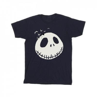 The Nightmare Before Christmas Mens Jack Skellington Face Cotton T-Shirt
