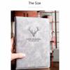 360 Pages Extra-thick Wax-feeling Leather A5 Log Notebook Daily Office Work Notebook Notebook Diary School Supplies
