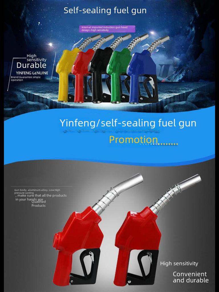 11A Automatic Self-Sealing Fuel Nozzle for Diesel, Gasoline, and Methanol Refueling