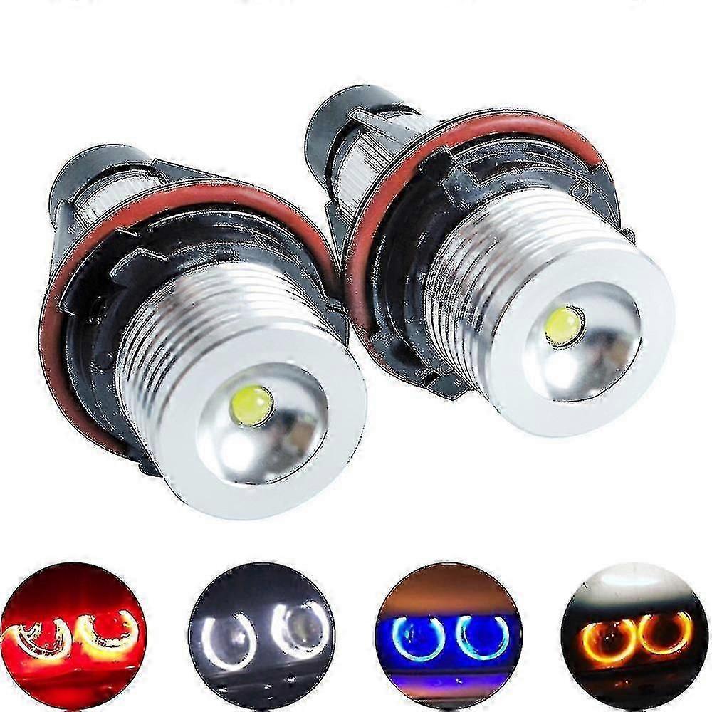 2 Pezzi LED Angel Eyes Marker Lampadine a Radiazione Visibile Per E39 E53 E60 E61 E63 E64 E65 E66 E87 525i 530i Xi 545i M5