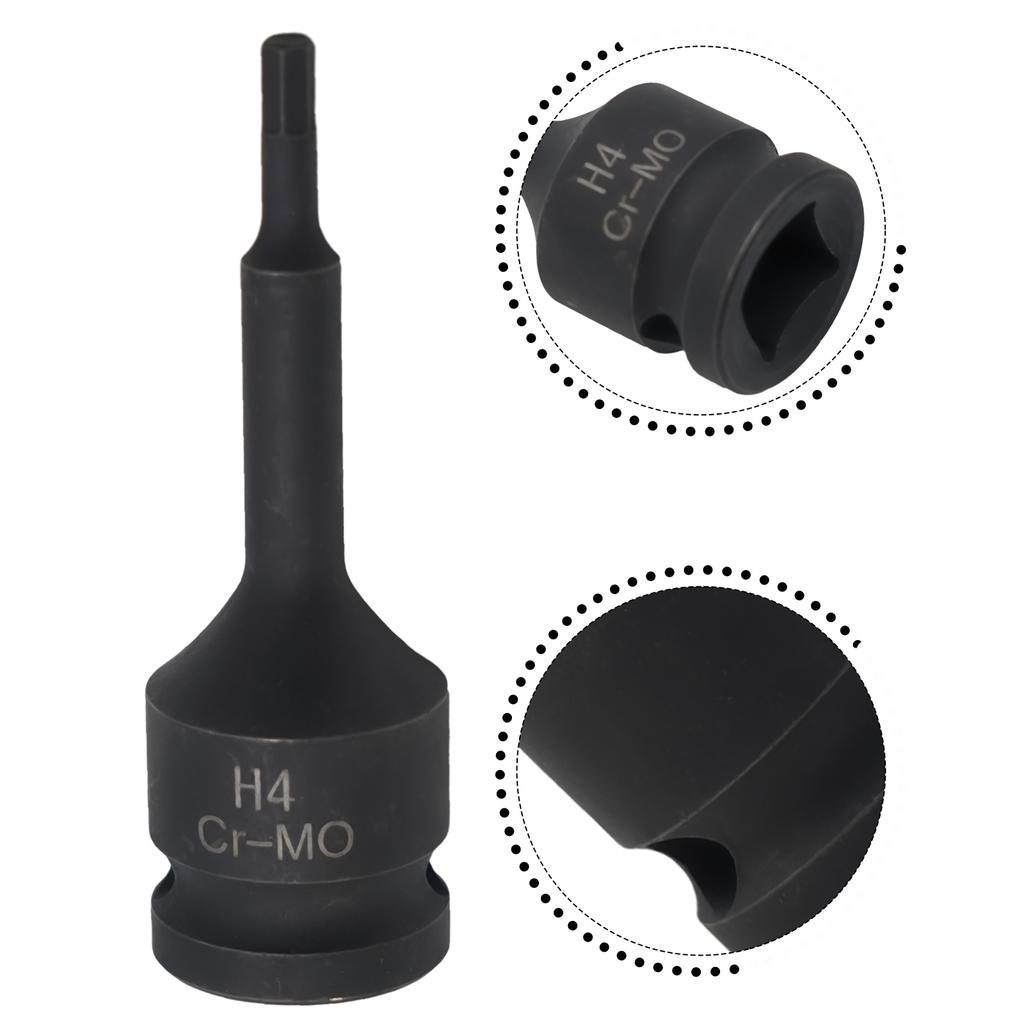 1/2'' Electric Drill Socket Adapter Air Impact Wrench Hex Head Socket 12.5mm Adapter Hex Head Wrench Socket Adapter