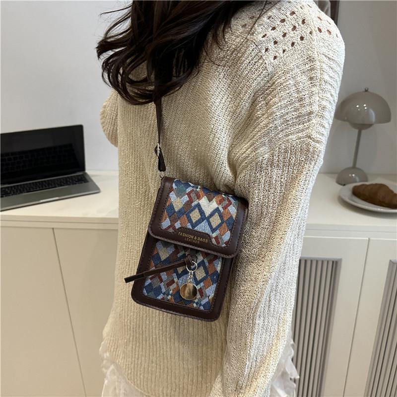 Vintage Small Square Bag With Pu Material For Daily Casual Wear