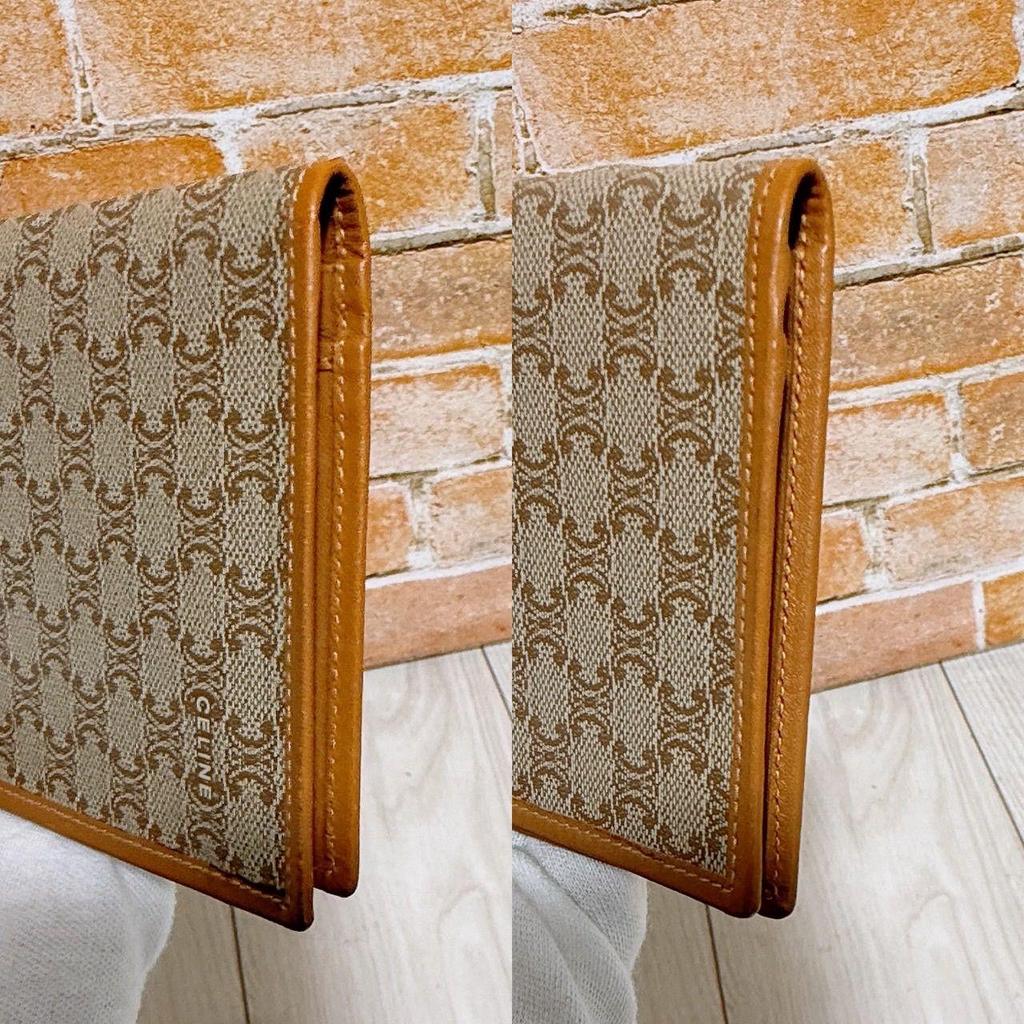 Used (Excellent Condition) CELINE (Celine) Long Wallet PVC Macadam Pattern