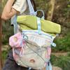 Lightweight Contrasting Color Outdoor Large-capacity Backpack Women's Fashion Hiking Bag Student Schoolbag Women's Travel