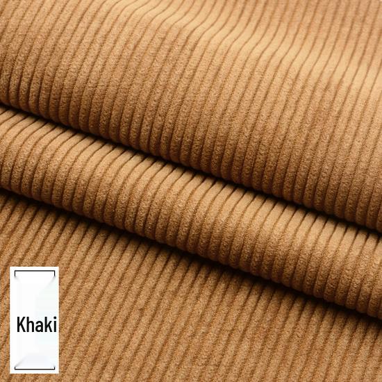 Solid Color Corduroy Velvet Ribbed Fabric for Clothing and Sofa Covers