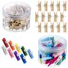 50Pcs/Box Colorful Blackboard Push Pins Decorative Thumb Tacks Pushpins Clips Push Pin  Cork Board