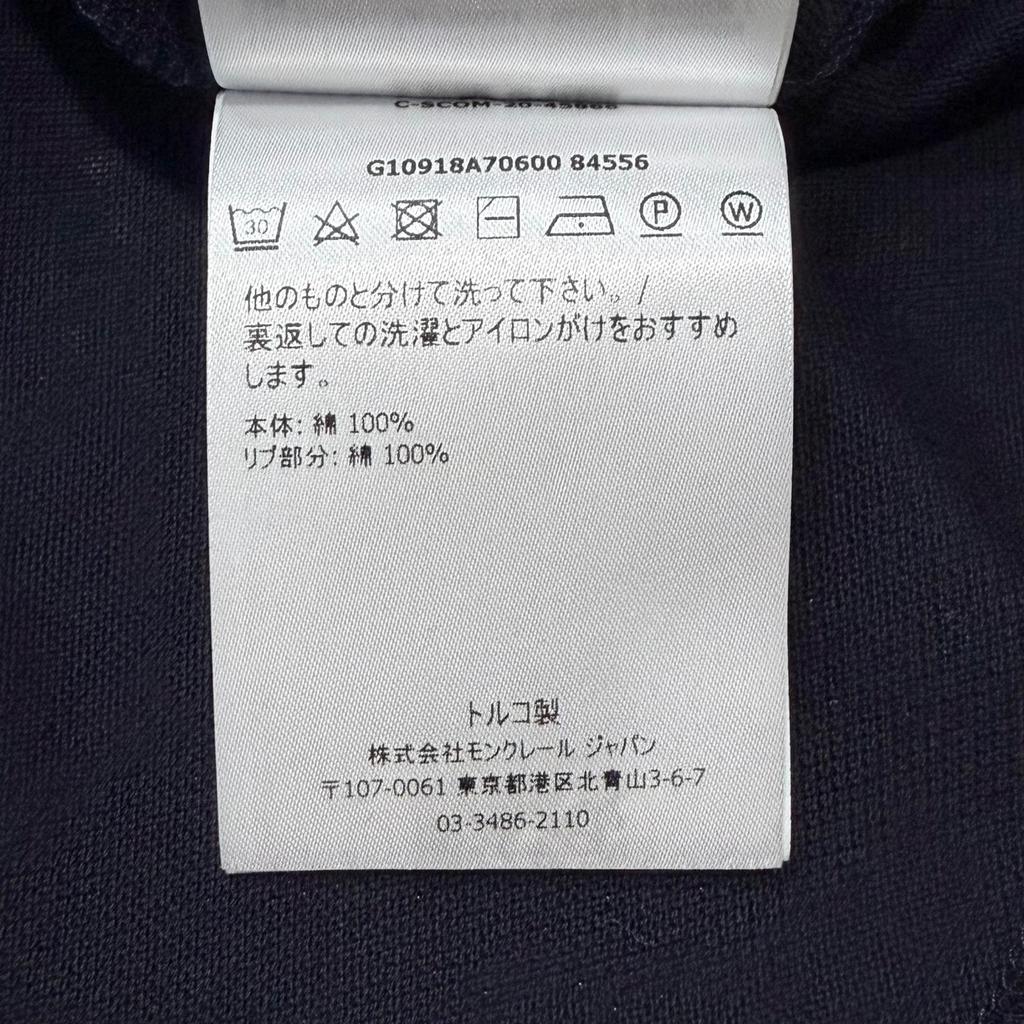 Used MONCLERPolo shirt Dark navy mens