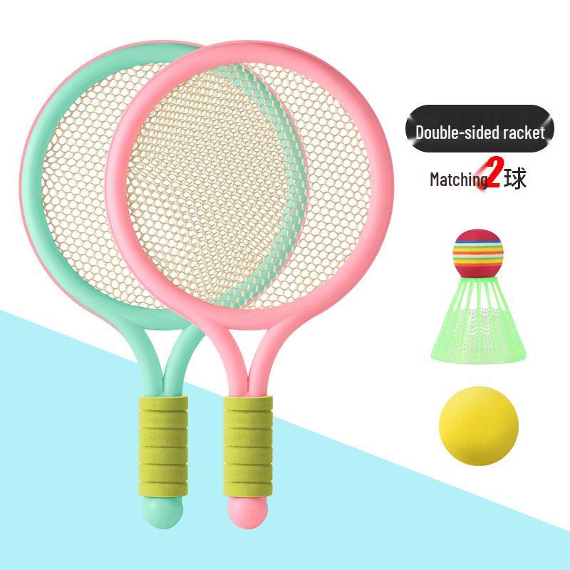 Children's Badminton Racket Set for Ages 3-12 – Toy for Kindergarten Sports & Two-Person Play