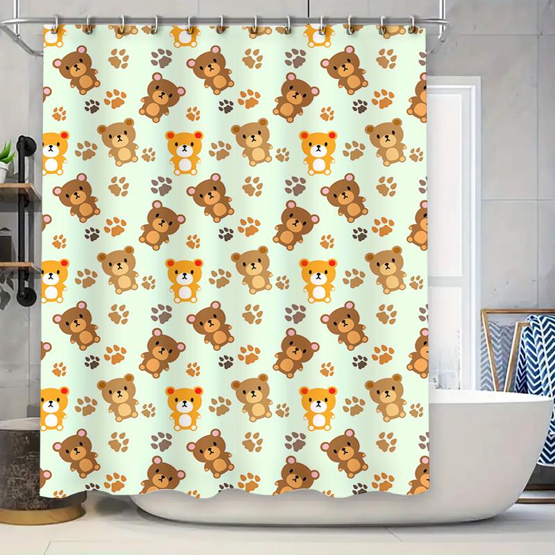 

Snowman Christmas Shower Curtain Waterproof Polyester Fabric Print Bathroom Decorations For Kids Gift Home Decoration 72X84 Inch W60H190(CM)-1 Pcs