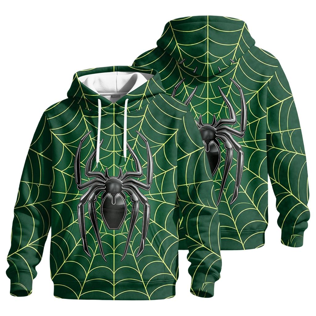 Men's Casual Loose Fit Hoodie with Pocket and Drawstring, Printed Graphic for Everyday Wear