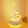 USB-betriebenes 3D-Giraffen-Nachtlicht – Warmweiß, perfekt für die Schlafzimmerdekoration, Partys, Geburtstage und als Weihnachtsgeschenk.