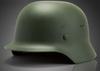 Casca de Oțel Germană WWII Rezistentă, Echipament Airsoft, Cască Fritz Replica, Armata Germană (Verde)